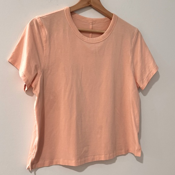 Lululemon Classic-Fit Cotton-Blend T-Shirt 4/6 Light Peach - Picture 3 of 8